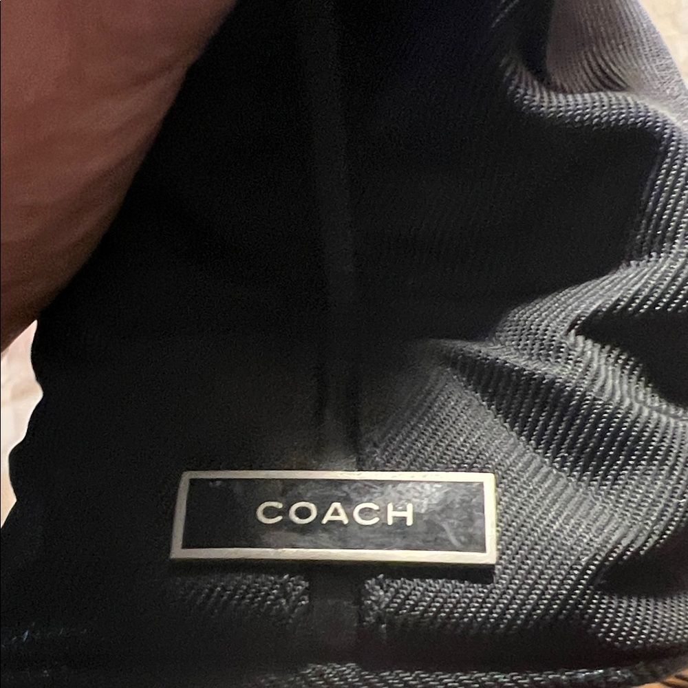Vintage Coach Mercer Black Nylon Twill Tote - #9321 - Picture 11 of 13